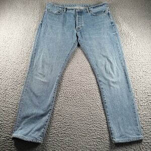 Buck Mason Jeans Mens 36x34Tag(36x30 Fit) Maverick Slim Light 14oz Double Dipped